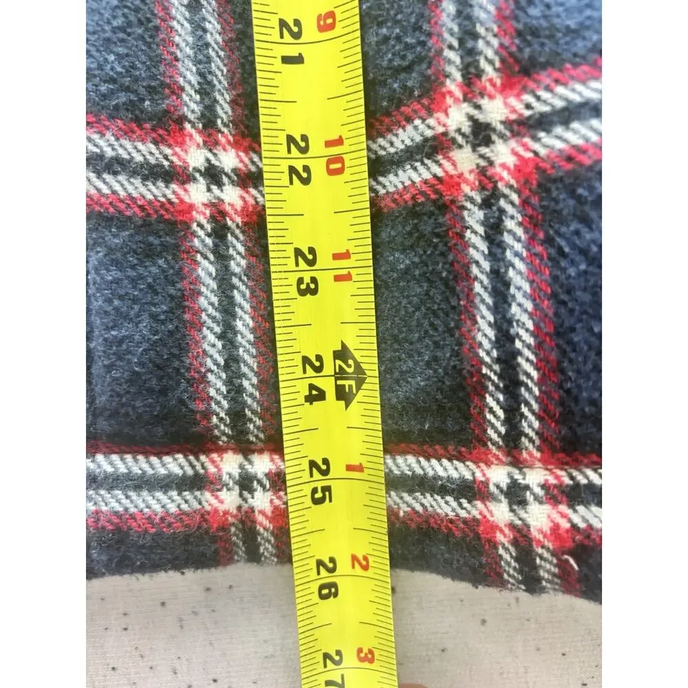 Aritzia Tna Prospect Sherpa Lined Plaid Flannel Shirt Jacket Shacket Womens 1 S